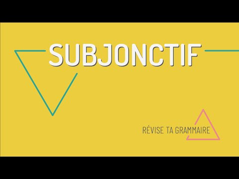 La formation du subjonctif en français