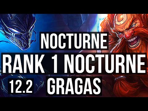 NOCTURNE vs GRAGAS (JNG) | Rank 1 Nocturne, 9/1/5, Rank 25 | NA Challenger | 12.2