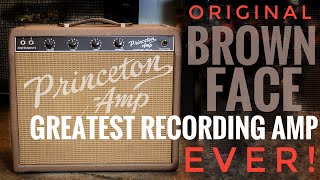Video thumbnail for The Greatest Guitar Amp for Recording EVER! Original Fender BROWNFACE PRINCETON! by Johan Segeborn