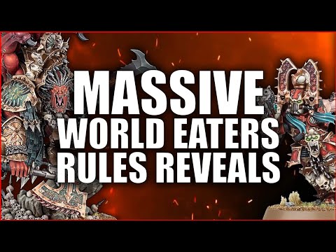 Rules from the *NEW* World Eaters Codex Revealed!