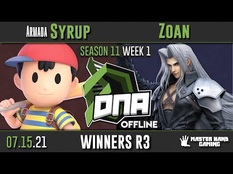 DNA [OFFLINE] S11:W1 - Armada | Syrup (Ness) vs Zoan (Sephiroth) - WR3