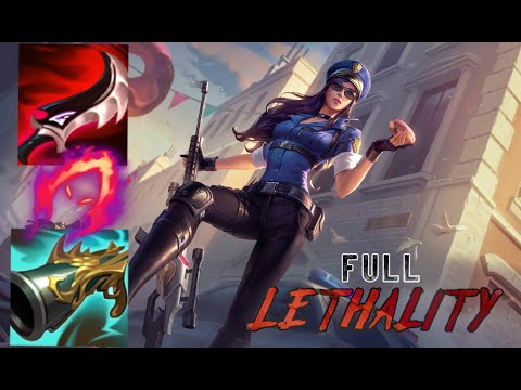 Full LETHALITY Caitlyn! No Ult CD! - League of Legends
