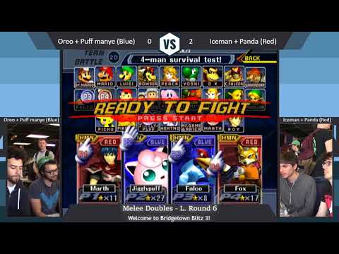 Melee Doubles - Losers Top 8 - Oreo & Puff mayne vs Iceman & Panda