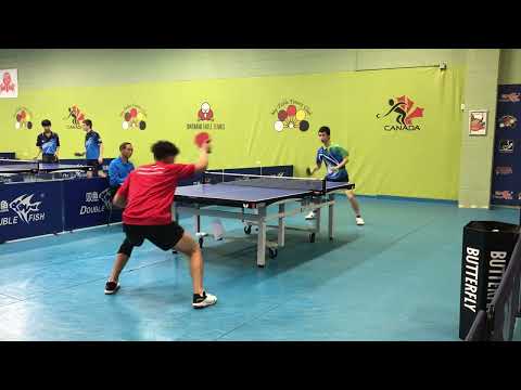2022 Table tennis Canada national championship Jordan vs Ethan￼