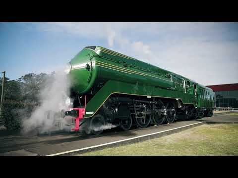 Thirlmere Nsw Rail Museum and the 3801 steam train