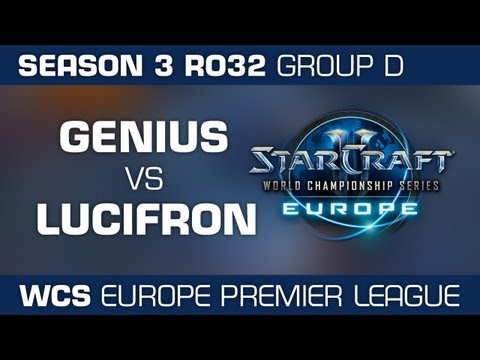 LucifroN vs. Genius - Group D Ro32 - WCS Europe Season 3 - StarCraft 2