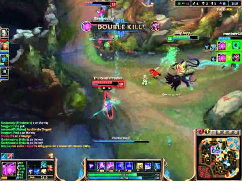 Vel'koz support Kill Highlight.  Kalista VS Kalista Bot lane. New Rift. League of Legends