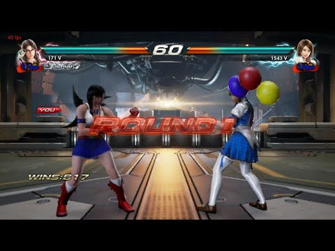 827_1 Julia ryona vs Asuka Kazama - Tekken 7 (Uchiha x24) sin Graficaq #kunimitsu #josie