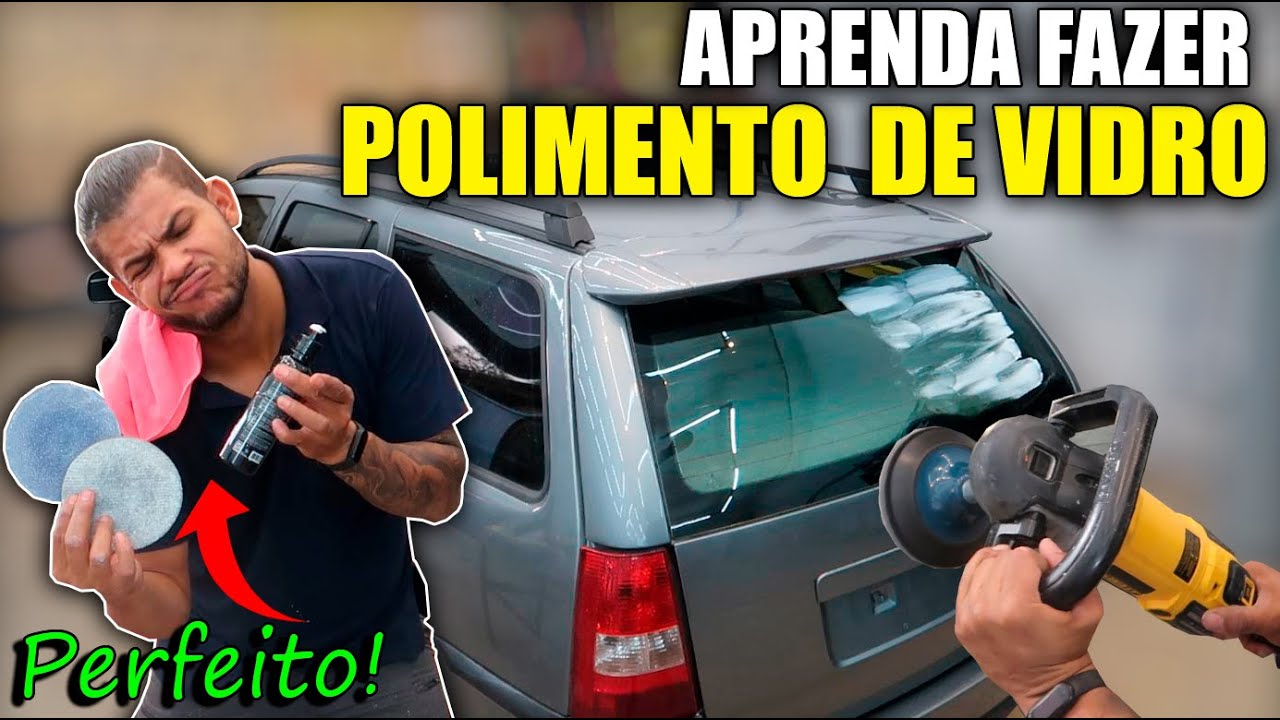 APRENDA TIRAR RISCO NO VIDRO COM POLIMENTO - FÁCIL E PERFEITO!