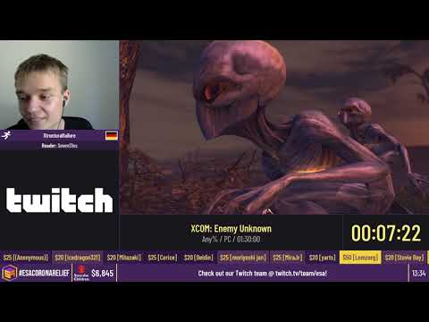 XCOM: Enemy Unknown [Any%] by Structuralfailure - #ESACoronaRelief