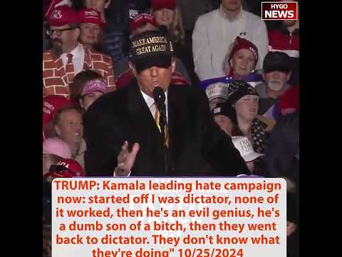 TRUMP: Kamala hate campaign dictator & evil genius; Vance: Stop censoring; Alina Habba on Hillary