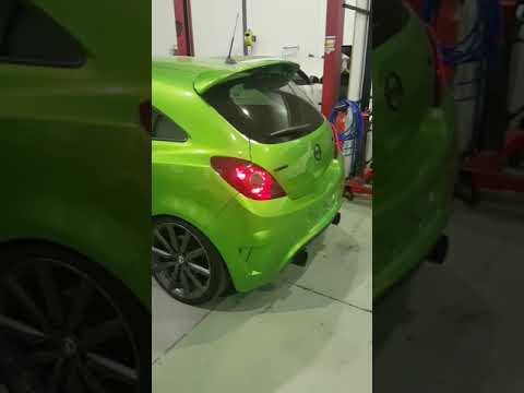 Corsa OPC nurburgring big turbo anti lag