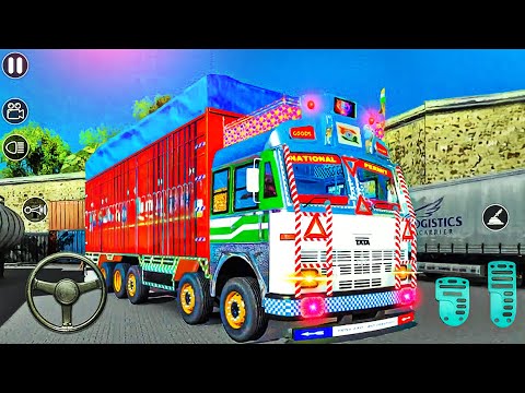 Offroad Indian Truck Spooky Stunt Driver - Cargo Truck Hill Simulator - Android GamePlay