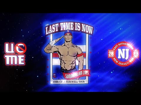 John Cena Custom Titantron 2025 "Summerslam Edition" (NJ) and Theme Song – The Time Is Now 