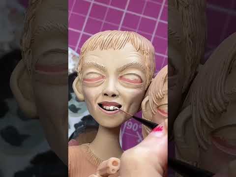 sculpture of stu and billy in scream (1996)