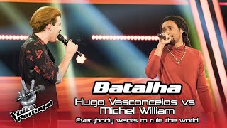 Hugo vs Michel – “Everybody wants to rule the world” | Batalha | The Voice Portugal