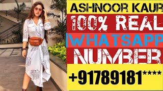 ashnoor Kaur WhatsApp number ashnoor Kaur mobile n