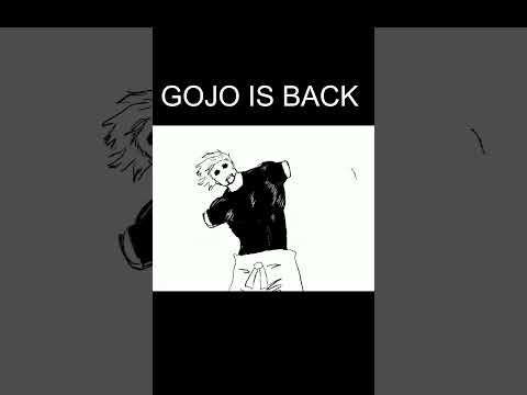 GOJO IS BACK AFTER SUKUNA CUT HIM 😁 #jujutsukaisen #jjk #animation