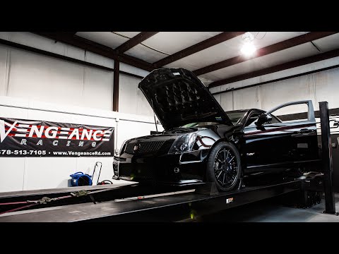 1,216whp / 1,078wtq Cadillac CTS V 200 Nitrous Shot Dyno Pulls at Vengeance Racing