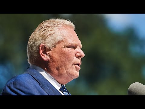 WATCH Premier Ford chooses not to focus on Trump
