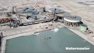 Recovering Valuable Materials from a Copper Mine Process Water Pond With the Watermaster Dredger