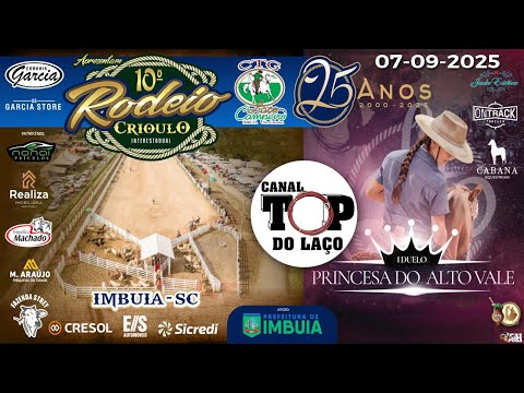 10º RODEIO CRIOULO  INTERESTADUAL CTG LAÇO CAMPEIRO - IMBUIA - SC