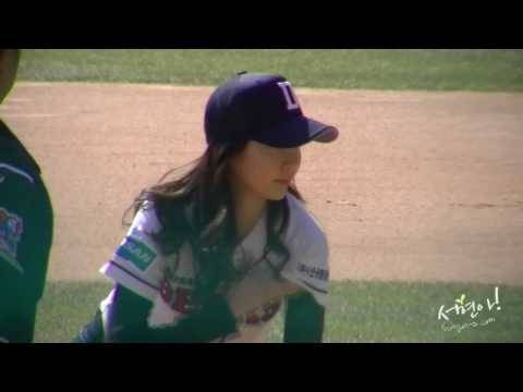 [Fancam] 100328 Seohyun SNSD - Pitch Ball [2]@Pro Baseball Opening Game