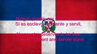 Dominican Republic National Anthem English lyrics