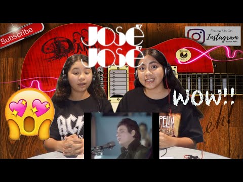 Two Girls React to José José - El Triste en vivo