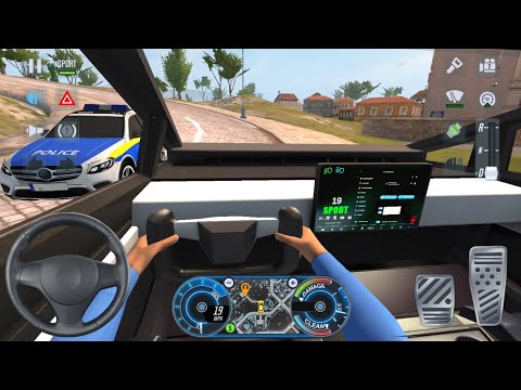 4X4 CARS CYBERTRUCK UBER DRIVER 🚖👮‍♂️ City Car Driving Games Android iOS - Taxi Sim 2020 Gameplay