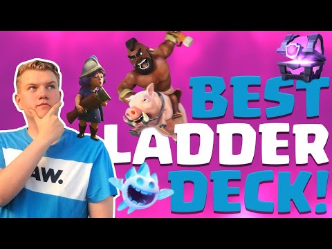 BEST LADDER DECK! 2.6 Hog Cycle Deck LIVE Ladder Gameplay - Clash Royale