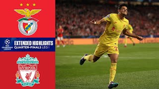 Benfica vs. Liverpool: Extended Highlights | UCL Quarter-Finals - Leg 1 | CBS Sports Golazo