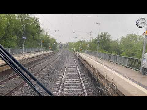 S3 Bad Soden - Darmstadt (regnerisch)