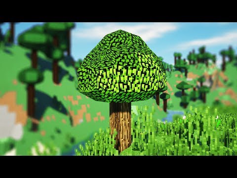 Logdotzip - Minecraft REAL LIFE Shaders + No Cubes Mod is CRAZY (Ray Tracing)