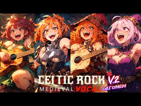 🔥 Crazy Celtic Comedy Music V.2 ✨ Funny Vocal Fantasy Music for Gaming, Work & Epic Moments 🐐🎻