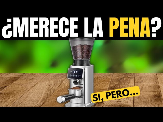 Vídeo relacionado con COOL KNIGHT Molinillo de café cónico recargable, 60 ajustes de molienda y temporizador de 5 a 98 niveles, molinillo de espresso con tolva de fuelle y soporte para portafiltro, fácil de limpiar