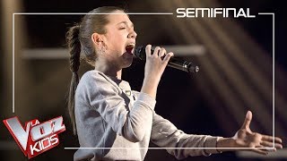 Patricia García canta &#39;A que no me dejas&#39; | Semifinal | La Voz Kids Antena 3 2019