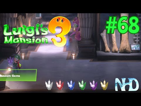 Let's Play Luigi's Mansion 3 (pt68) 9F: Unnatural History Museum, Missing Gem (Purple)
