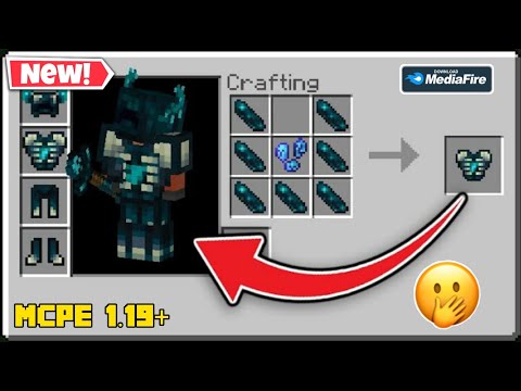 warden armor addon minecraft pe 1.19 | warden armor addon mcpe