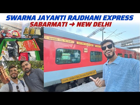 Sabarmati To New Delhi 12957 Swarna Jayanti Rajdhani 3rd AC Full Journey Vlog 🇮🇳🚆”