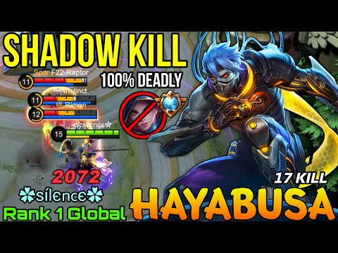 Hayabusa Deadly Shadow Kill VS Supreme Natalia - Top 1 Global Hayabusa by ✿ѕílєncє✿ - Mobile Legend