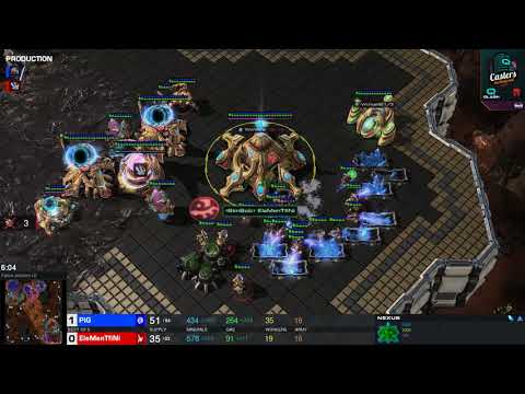 PiG (Z) vs ElementFini (P) #2 - QLASH Casters Invitational Group A