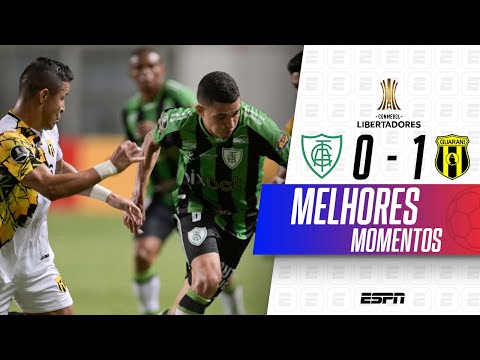 Gols e lances de América-MG x Guarani - PAR