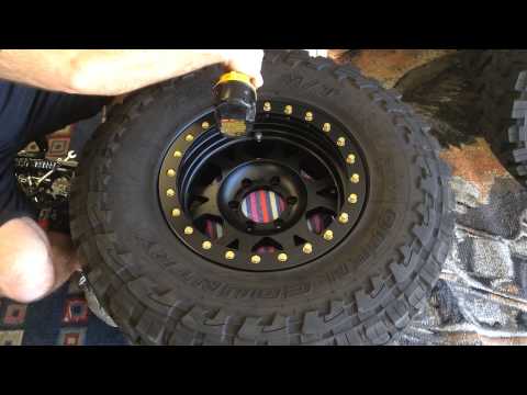 How to mount tires on your Ultra beadlock rims!