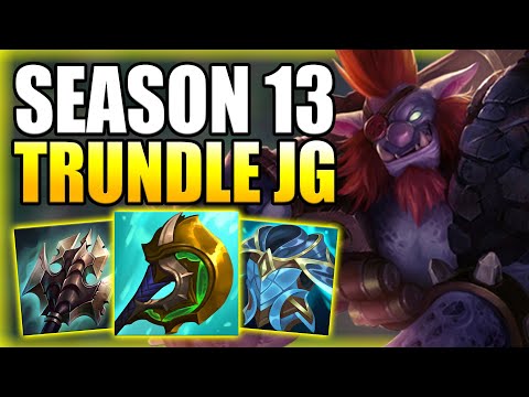 HOW TO PLAY TRUNDLE JUNGLE & CARRY THE GAME IN S13! - Best Build/Runes S+ Guide - League of Legends