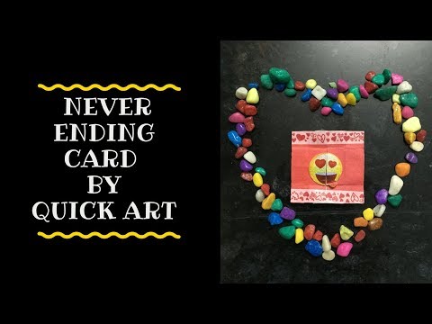DIY: Never Ending Card | Endless Card | valentine card | birthday card | handmade craft | Quick Art Video
