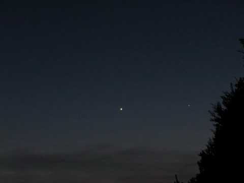 Planeten Venus und Merkur