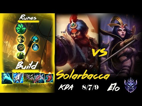 [ Solarbacca ] Gangplank vs Leblanc Mid -  Season 11 - Diamond IV