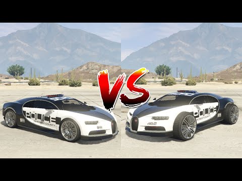 GTA 5 Normal Bugatti Police Car VS Monster Bugatti Police Car - WHICH IS BEST?