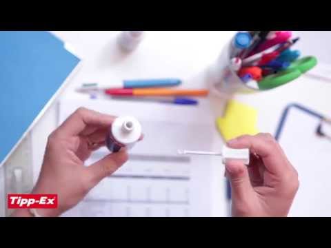 Using correction fluid Tipp-Ex Rapid - 2014 video